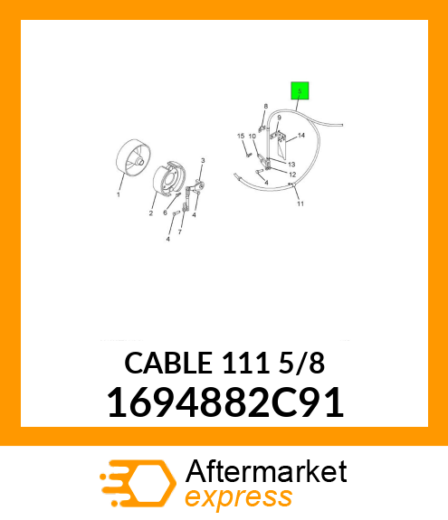 CABLE11'15/8 1694882C91