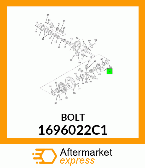 BOLT 1696022C1