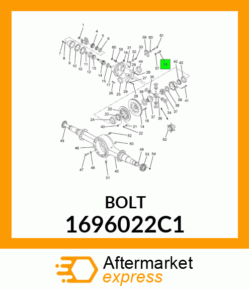 BOLT 1696022C1