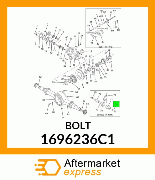 BOLT 1696236C1