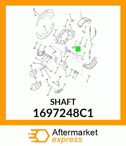 SHAFT 1697248C1