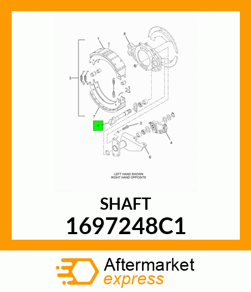 SHAFT 1697248C1