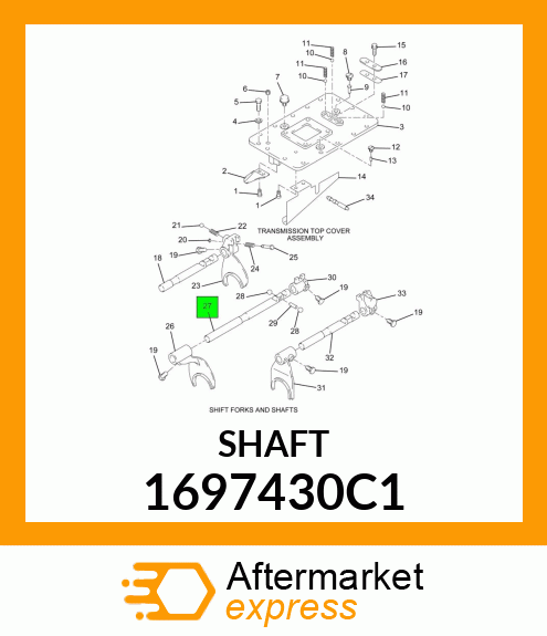 SHAFT 1697430C1