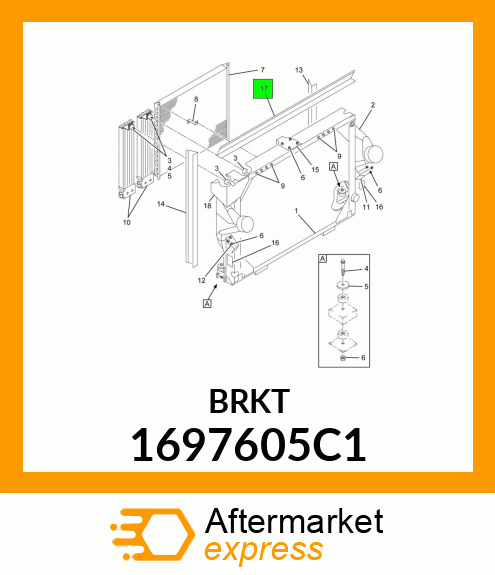 BRKT 1697605C1