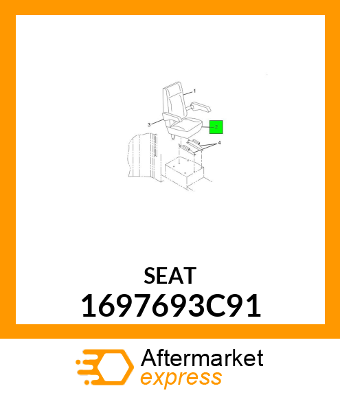 SEAT 1697693C91