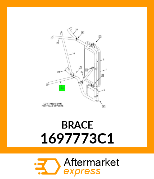 BRACE 1697773C1