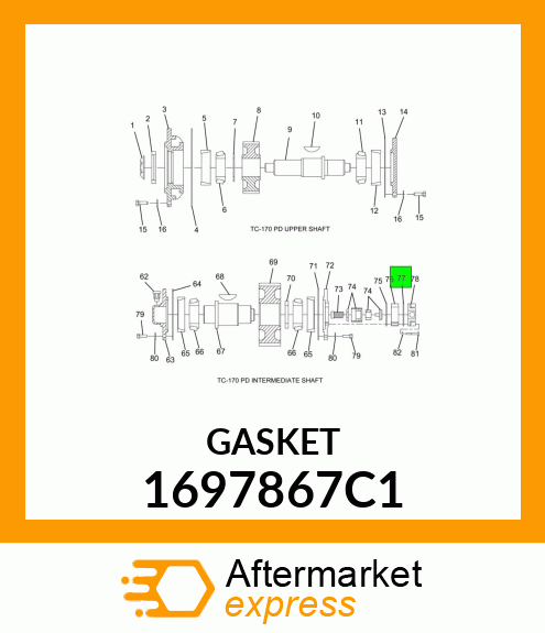 GASKET 1697867C1