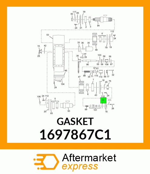 GASKET 1697867C1