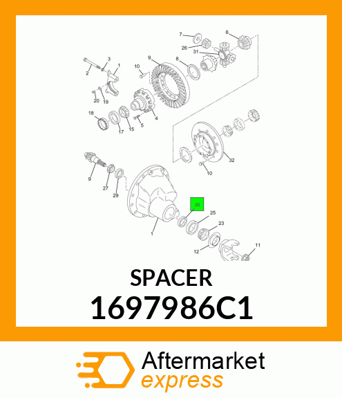 SPACER 1697986C1