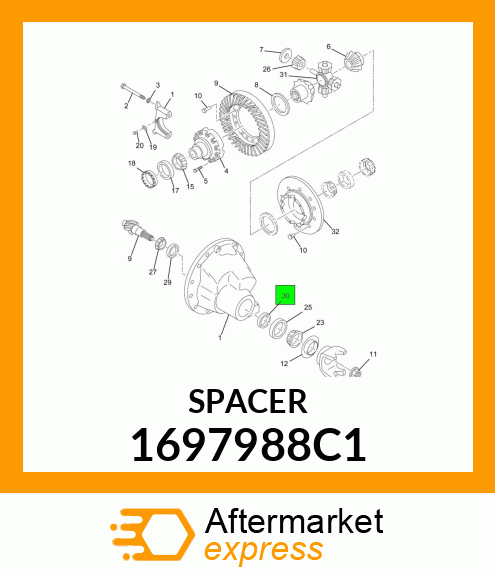 SPACER 1697988C1