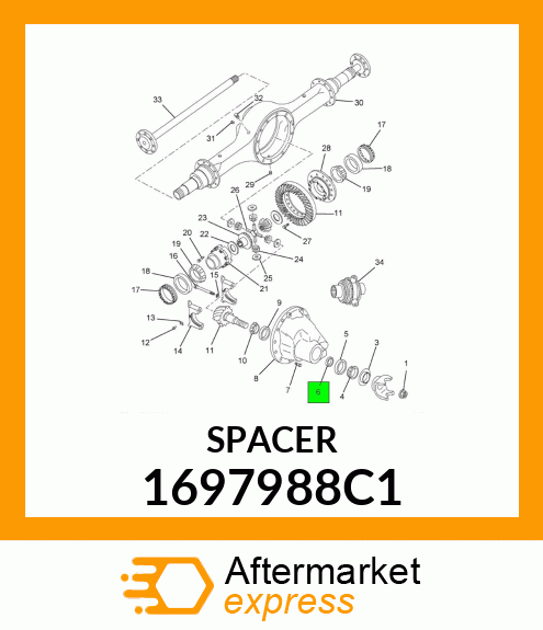 SPACER 1697988C1