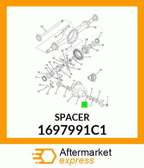 SPACER 1697991C1