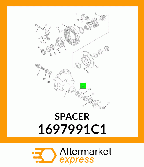 SPACER 1697991C1