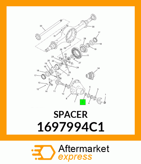 SPACER 1697994C1