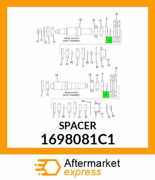 SPACER 1698081C1