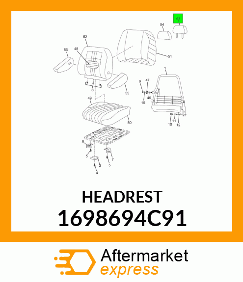 HEADREST 1698694C91