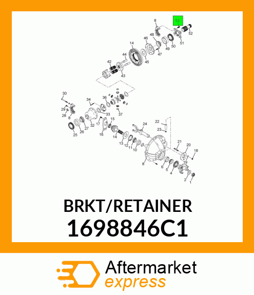 BRKT/RETAINE 1698846C1
