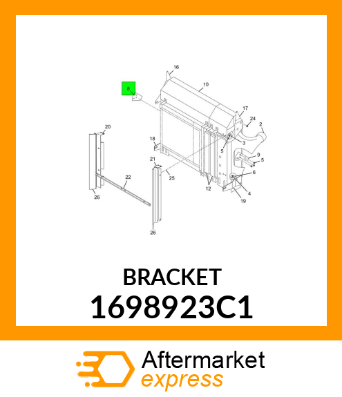 BRACKET 1698923C1