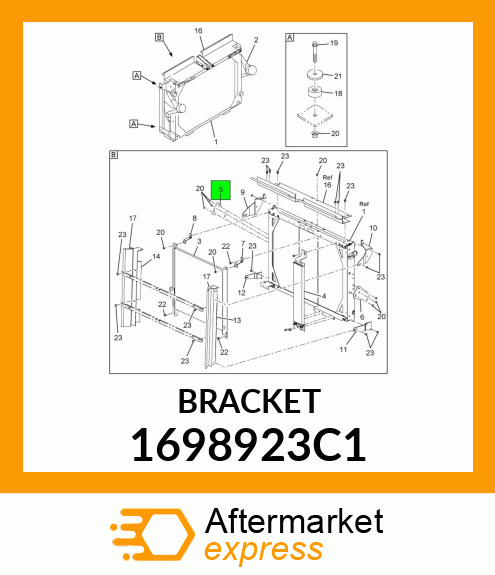 BRACKET 1698923C1