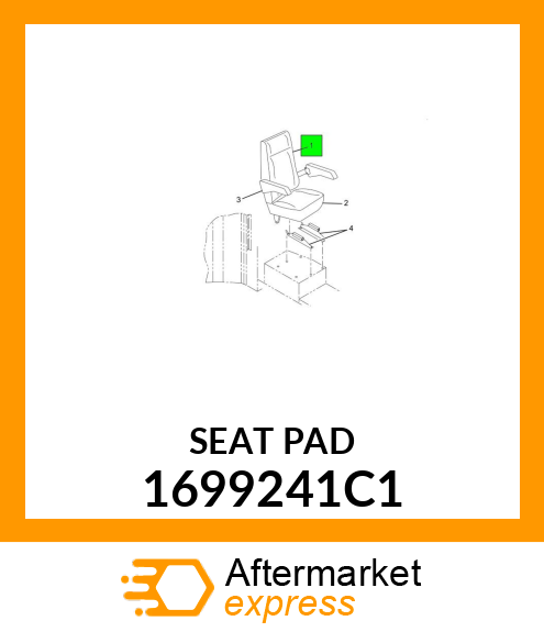 SEAT_PAD 1699241C1