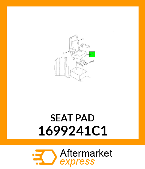 SEAT_PAD 1699241C1