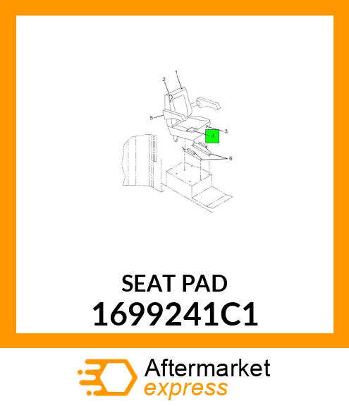 SEAT_PAD 1699241C1