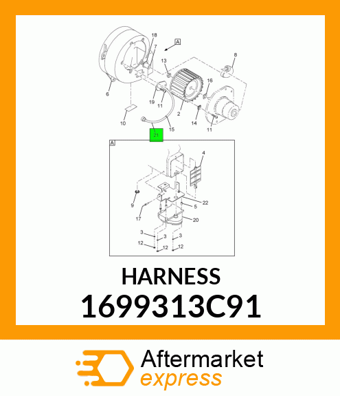 HARNESS 1699313C91