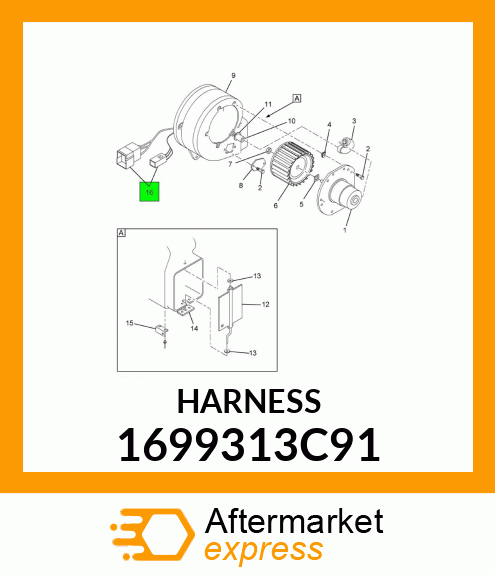 HARNESS 1699313C91