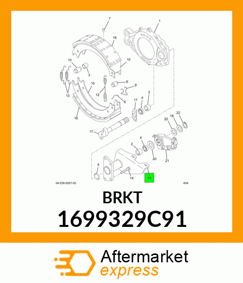 BRKT 1699329C91