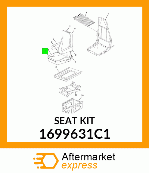 SEAT_KIT_2PC 1699631C1