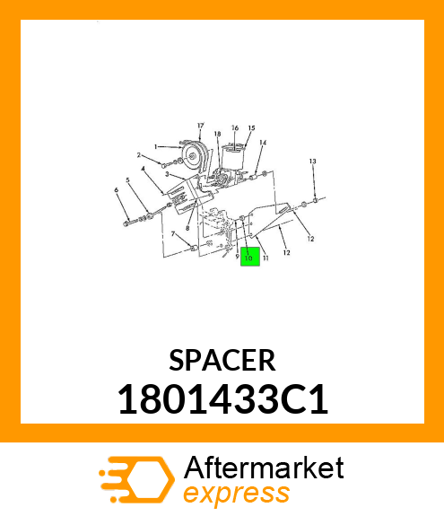 SPACER 1801433C1