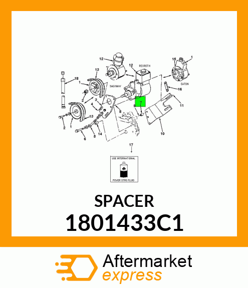 SPACER 1801433C1