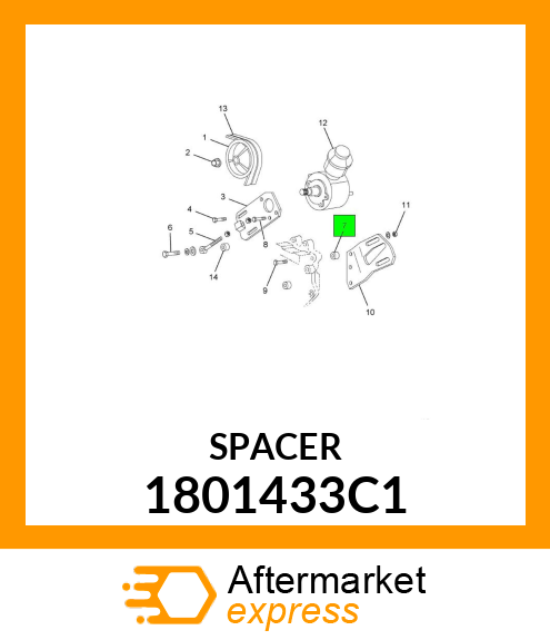 SPACER 1801433C1