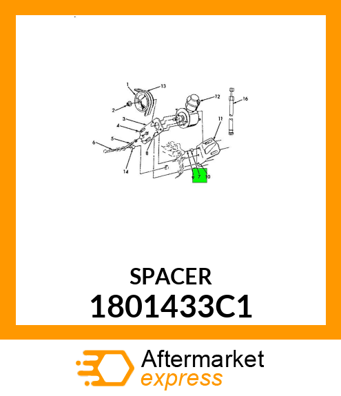 SPACER 1801433C1