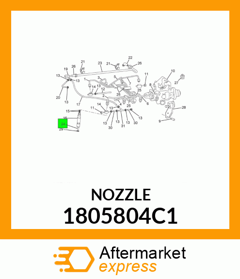 NOZZLE 1805804C1