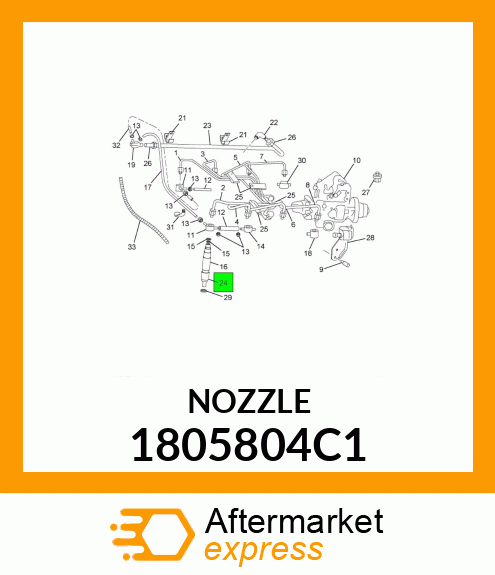 NOZZLE 1805804C1