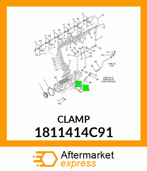 CLAMP 1811414C91