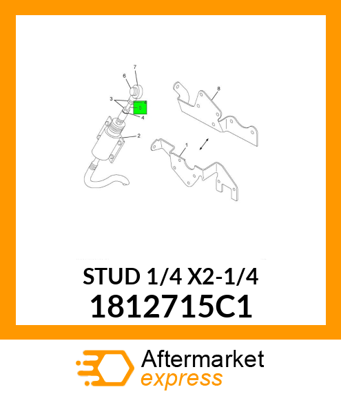 STUD1/4X2-1/4 1812715C1