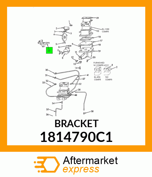 BRACKET 1814790C1