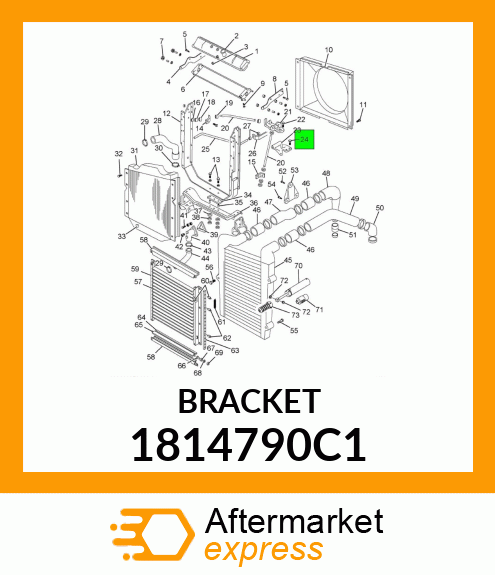 BRACKET 1814790C1