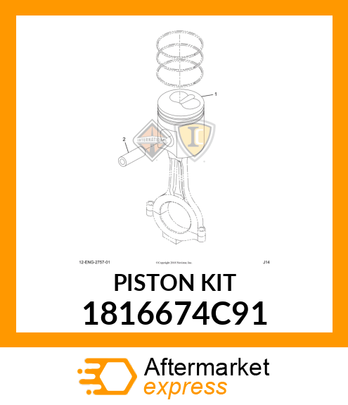 PISTONKIT 1816674C91