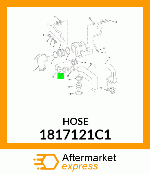 HOSE 1817121C1