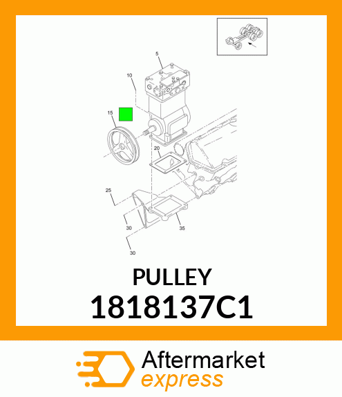 PULLEY 1818137C1