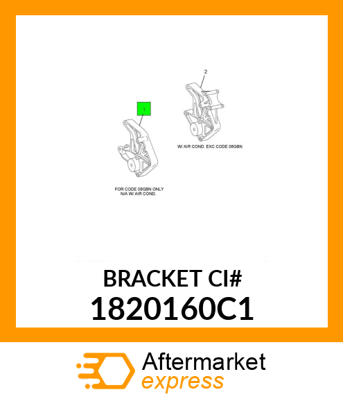 BRACKET_CI# 1820160C1