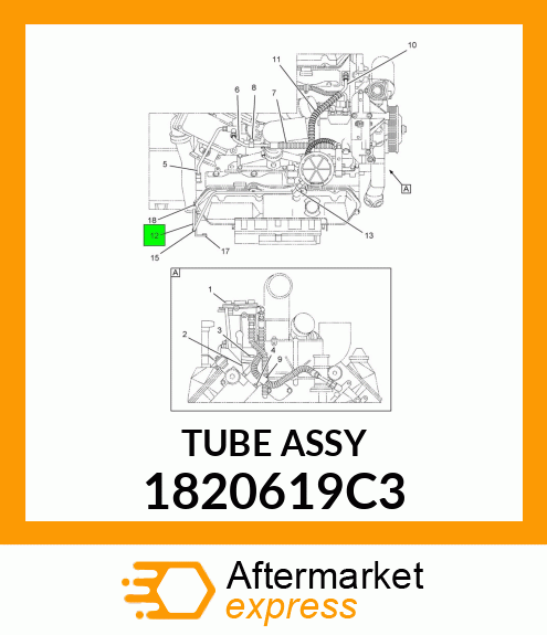 TUBEASSY 1820619C3