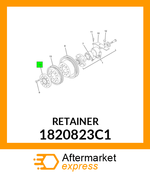 RETAINER 1820823C1