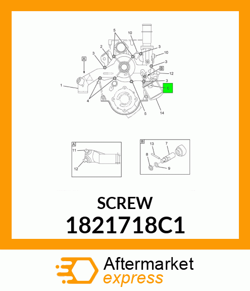 SCREW 1821718C1