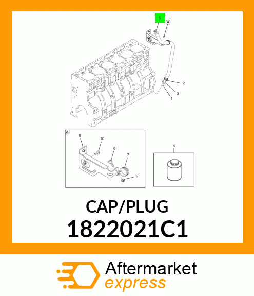 CAP/PLUG 1822021C1