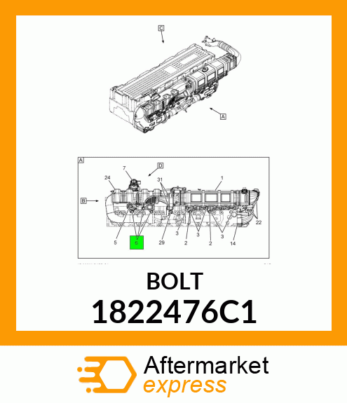 BOLT 1822476C1