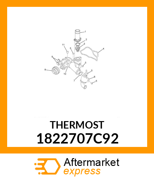 THERMOST 1822707C92